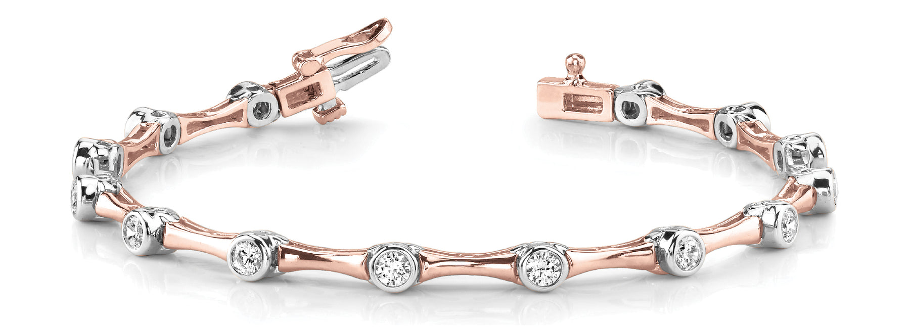 The Perfect Gift: Swashaa's Rose Gold Studded Diamond Bracelet