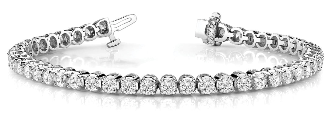 Diamond Illusion Set Tennis Bracelet – IberJoya Diamonds